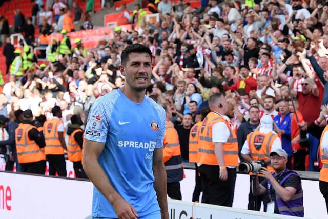 Danny Batth playing for Sunderland at Stoke City. Picture by FRANK REID