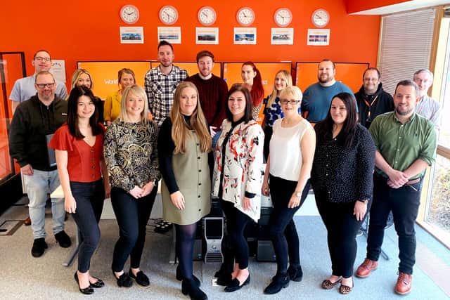The team at Rainton Bridge firm WorkCast are celebrating after winning a Queen's Award for enterprise.