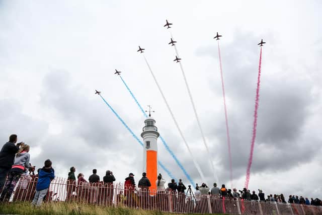 File picture of the Red Arrows at a previous Sunderland Airshow as council confirm event has been cancelled.