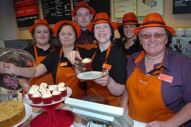 The official opening of the new Sainsbury's store on Wessington Way in 2013.