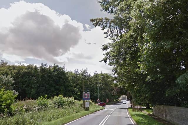 The collision happened on the  A688 at Keverstone Bank, in Staindrop. Image copyright Google Maps.