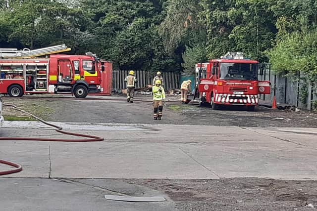 Firefighters were called at around 8.30am on Wednesday, July 29.