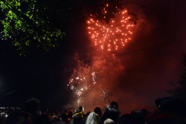 Houghton Feast's annual firework display
