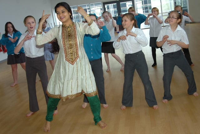 Sarita Kalele led the way in this Bollywood dancing session at Academy 360 in 2010.