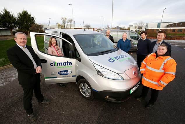 Durham County Council promoting the electric vehicle loan scheme