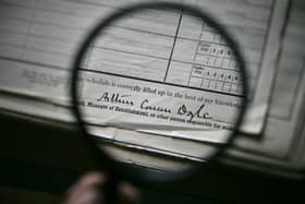 A Census record, which shows author Arthur Conan Doyle, best known for writing Sherlock Holmes is part of the 1921 edition. Issue date: Thursday January 6, 2021.