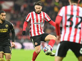 Patrick Roberts playing for Sunderland against Sheffield United