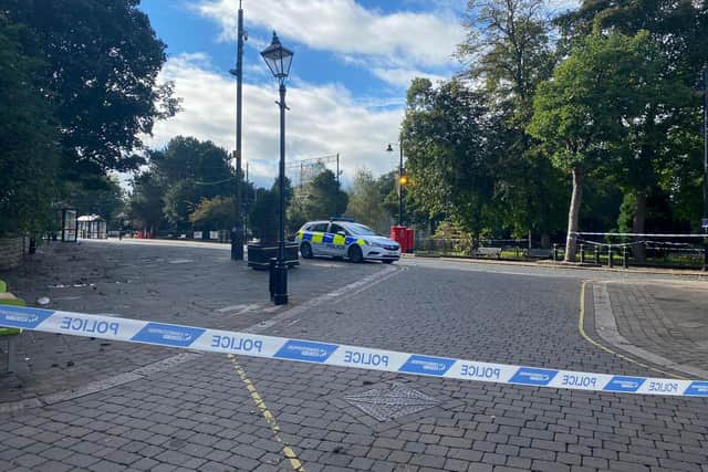 Emergency services were called to reports of a stabbing on Saturday, October 16. A police cordon remains in place on Sunday.