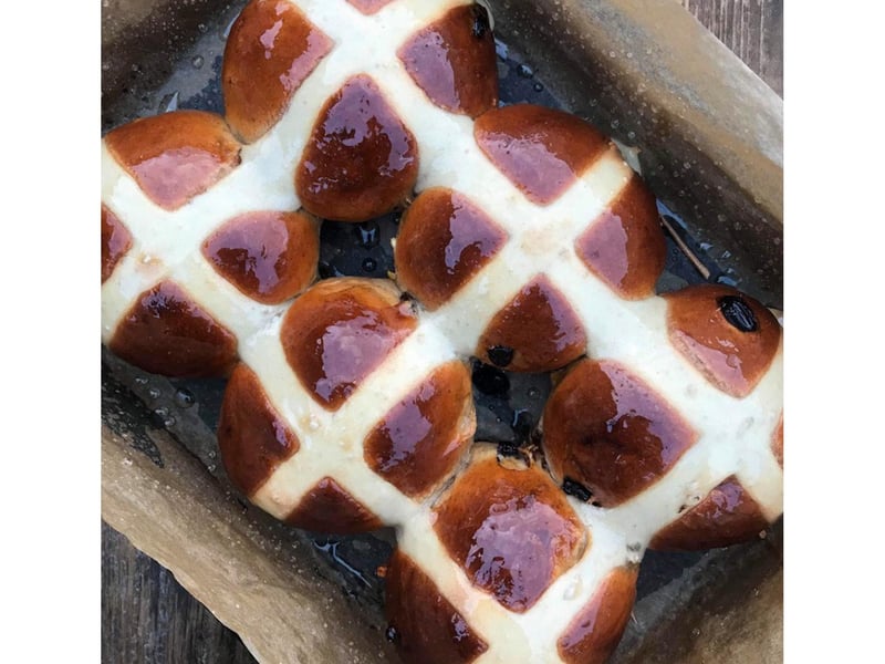 We've never seen a bun so glossy as the giant batches from The Riverside Bakehouse, Duns. If you can't make it along, they're doing delivery within Berwickshire.
www.riversidebakehouse.co.uk