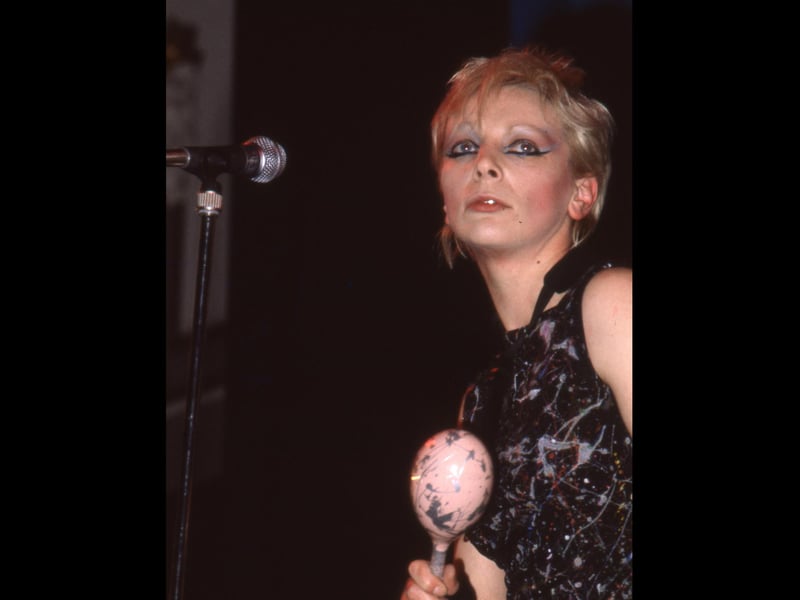 Christine Rodgers (Zdanovich) of The Recognitions in live Maestro's show. PIC: Simon Clegg.