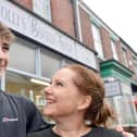 A despondent Toby Quinn before mam Naomi cut off his beloved mullet at Scolli's on Chester Road. Sunderland Echo image.