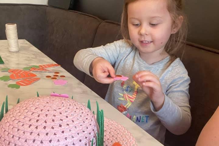 Nicola said: "We don’t buy eggs so she made an Easter bonnet instead! Isabelle, aged 4."