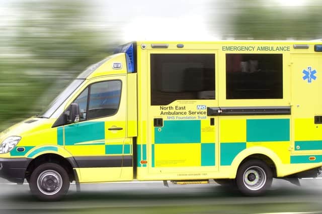 A casualty has been taken to hospital following a road traffic collision in Sunderland.