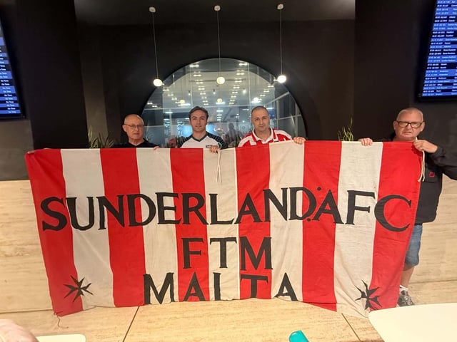 Colin Backhousefar sets off with friends from Malta.
