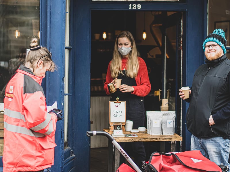 "It's a more involved experience than normal because of a shorter interaction period with each customer," says Emma, cafe staff at Unorthodox Roasters