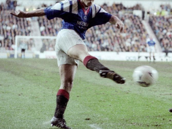 Memorable header in the first fixture's comeback draw, McSwegan couldn't repeat the feat in the south of France. Scored a league clinching goal at Airdrie before moving to Notts County. Later bounced around several Scottish clubs and now working as a football agent.