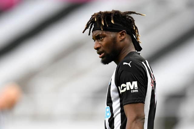 Newcastle United star Allan Saint-Maximin.  (Photo by Peter Powell - Pool/Getty Images)