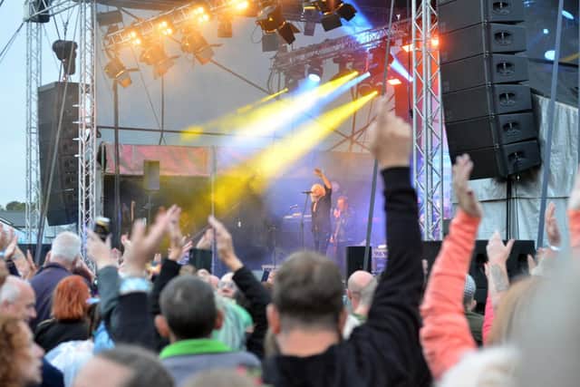 The crowd at Herrington County Park enjoying the Boomtown Rats when Kubix Festival was held in 2018.