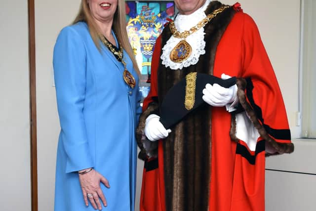 Sunderland Mayor for 2019/20 David Snowdon and wife Diane
