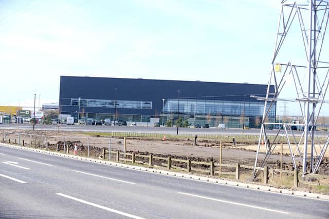 The new CESAM building, off the A1290 Downhill Lane, is part of the International Automotive Manufacturing Park (IAMP).