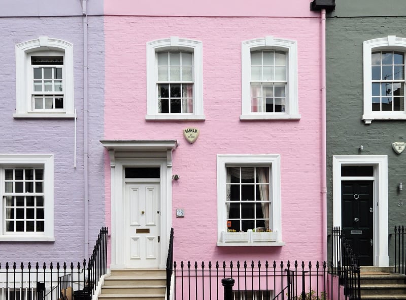 Pink is a statement colour that suggests a level of playfulness, compassion and softness that can be appealing, while at the same time not giving the feeling of homeliness and maturity that can come with home ownership.