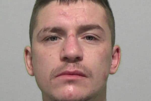 Lewis Britton has been jailed at Sunderland Magistrates' Court after admitting breaching a restraining order.
