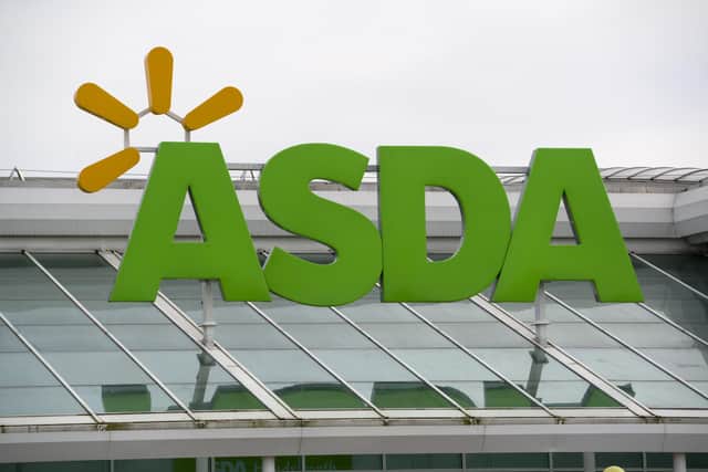 File image of an Asda store sign