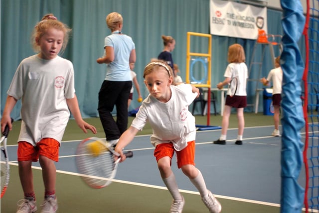 Year 3 pupils were taking part in a tournament at the Sunderland Tennis Centre when this 2010 photo was taken.