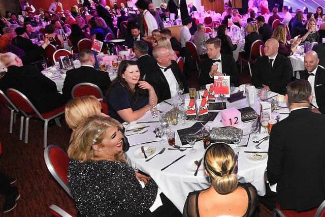 Guests at last year's business awards.