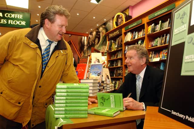John signed a copy of his book for James Ellis during a visit to Ottakars in the Bridges 19 years ago.