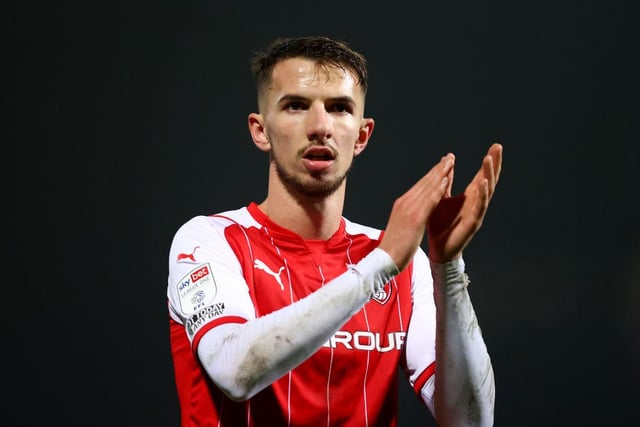 Rotherham's set-piece taker and creative playmaker. Barlaser, 25, ranks in the top 10 for key passes in League One this season, and has contributed with nine goals and six assists.