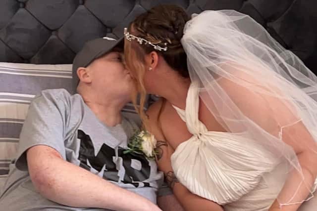 The couple married just eight days before Gavin's death
