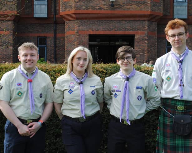 Durham County Scouts at Windsor