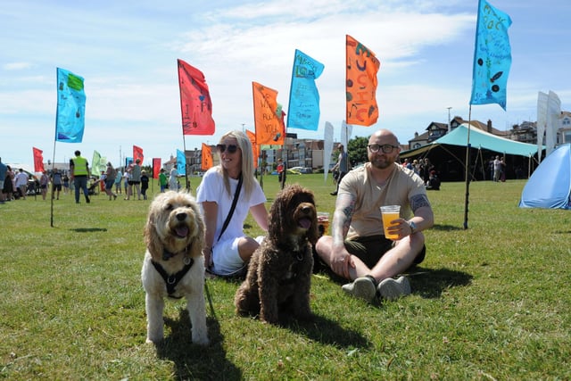 A fun day for animals and humans too as families enjoyed the sunshine at the coast.
