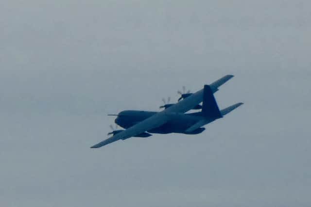 The RAF confirmed the aircraft was on exercise. Photo by Pat McCardle.