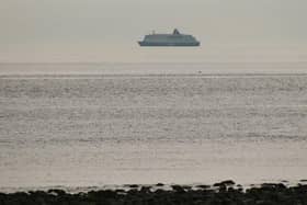 Ian Maggiore pictured a ferry which appeared to be hovering above the sea