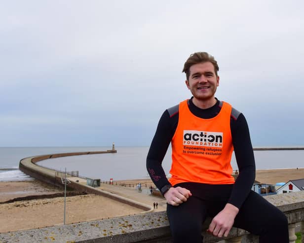 Richard Dawson is running almost the distance of two marathons over 48 hours for charity