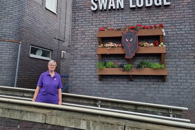 Christine Ritchie, who works as service manager for the Salvation Army's Swan Lodge Lifehouse in Sunderland which looks after more than 65 homeless adults.