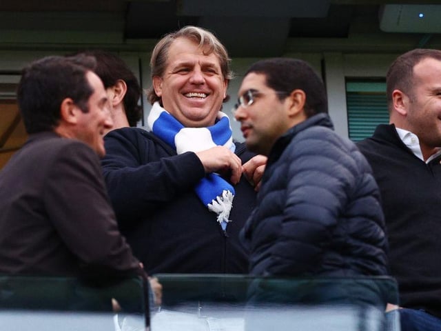 Owners = Todd Boehly, Clearlake Capital, Mark Walter, Hansjoerg Wys — rumoured net worth = £10.9billion
