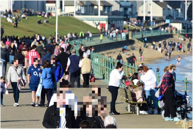 Sunderland's seafront pictured on Saturday. Picture: North News.