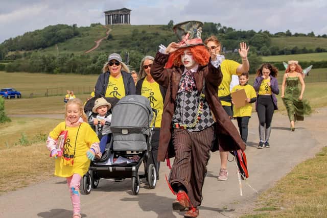 Walkers take part in Sunderland big walk at Herrington Country Park. Picture - North News
