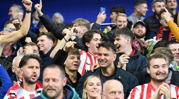 Sunderland fans were thrilled as their side ran out emphatic 3-0 winners at Sheffield Wednesday