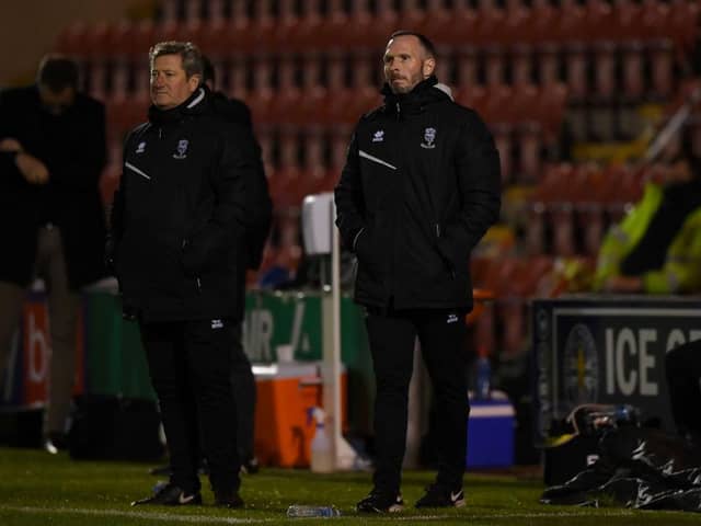 Lincoln City manager Michael Appleton