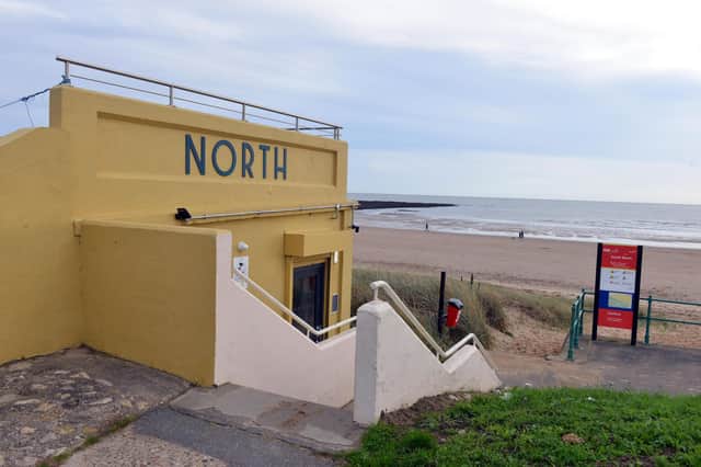 North is at the far end of Seaburn promenade