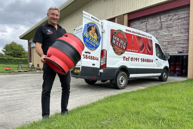 Maxim Brewery managing director Mark Anderson is preparing to deliver to pubs again shortly.