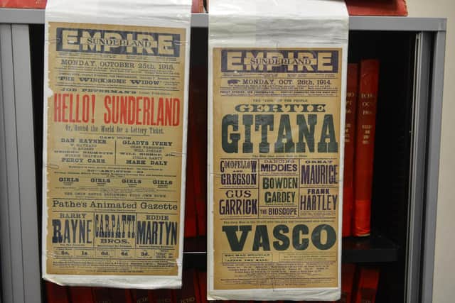 Sunderland Antiquarian Society re-opens with a new look and with this Empire poster on show.