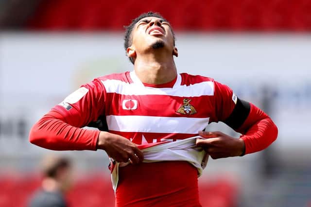 Tyreece John-Jules shows his frustration. Photo: George Wood/Getty Images