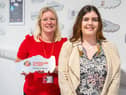 Francesca Regan of the Foundation of Light with Rebecca Cresswell from legal firm Sweeney Miller.