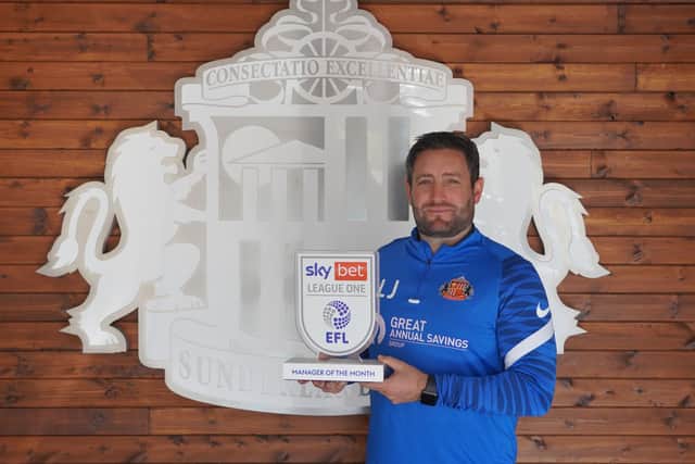 Lee Johnson has been named League One manager of the month for August.