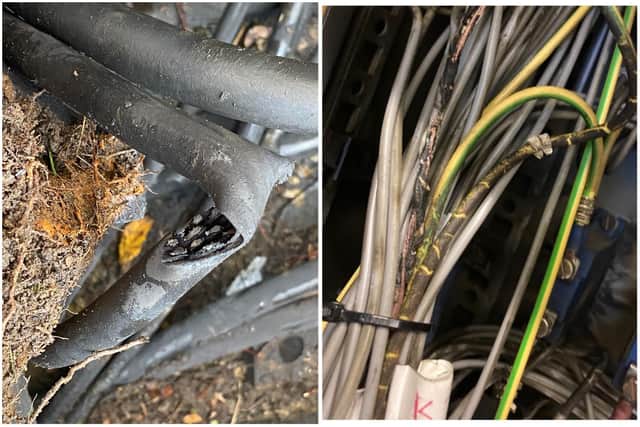 Burnt-out wiring